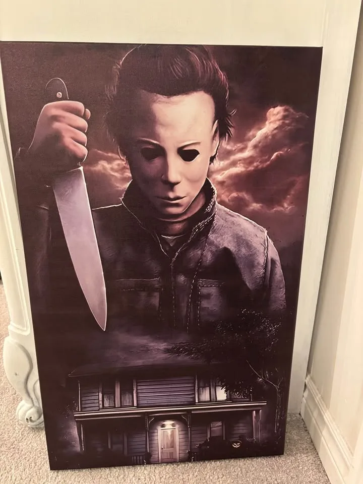 Michael Myers Halloween Canvas Wall Art-Ready To Hang image indicator(7)