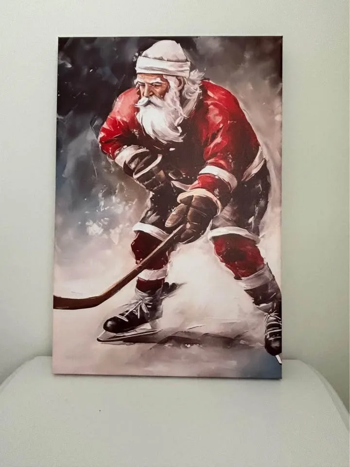 Hockey Santa Canvas image indicator(2)