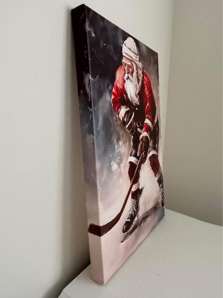 Hockey Santa Canvas - photo 3