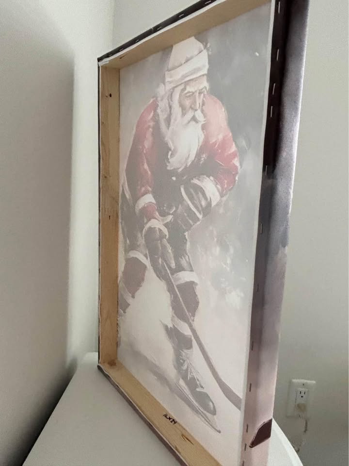 Hockey Santa Canvas - photo 4