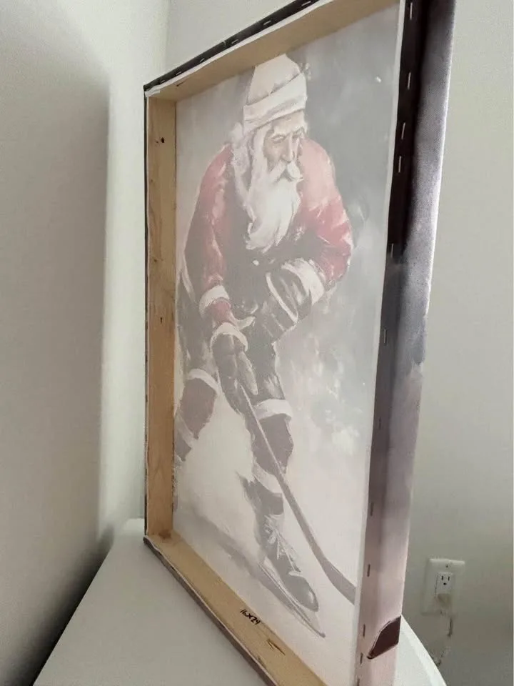 Hockey Santa Canvas image indicator(4)