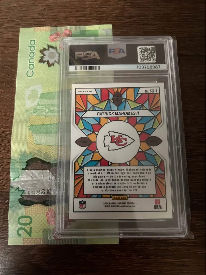 Patrick Mahomes Stained Glass SSP - photo 2