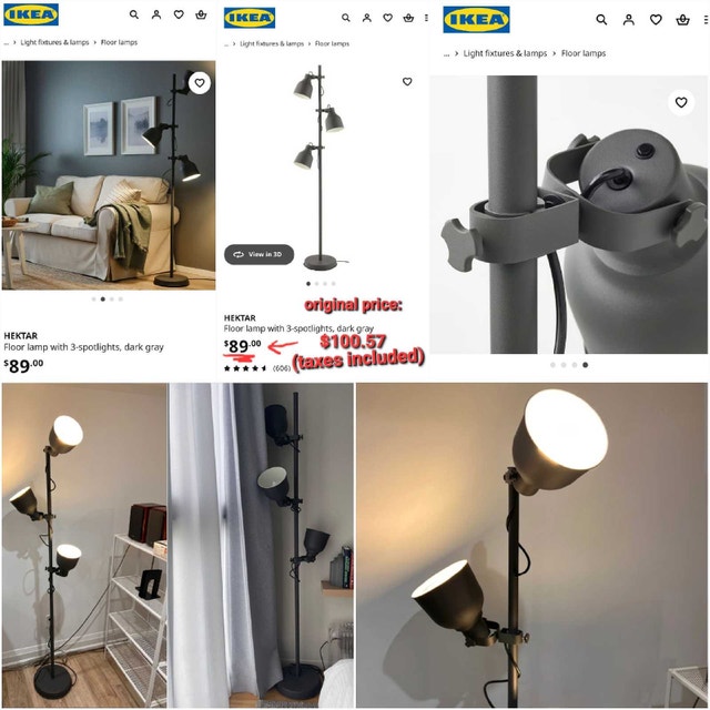 ✴️ (Combo Pack) - IKEA Hektar Lamp and Baggebo Shelf - photo 4