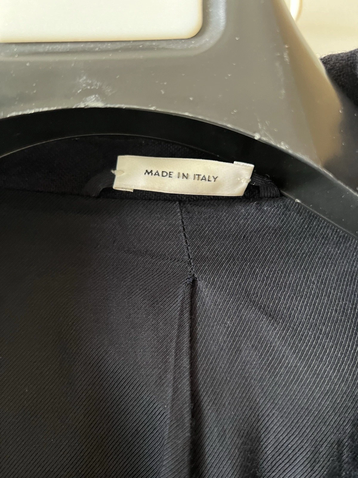 Italian Made Wool Overcoat, Dk Blue, Sz 50, Pre-Owned, Designer - photo 4