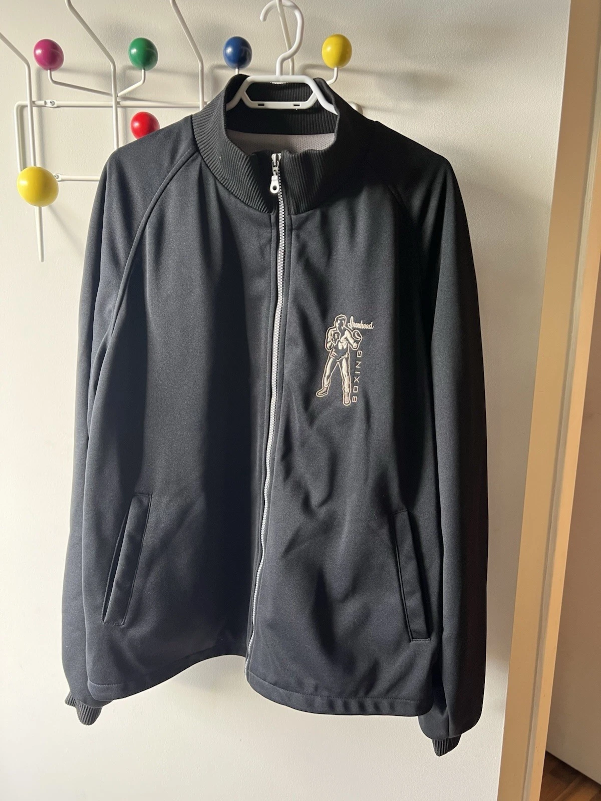 Authentic Vintage Ironhead Boxing Track Jacket - Size 2XL Black