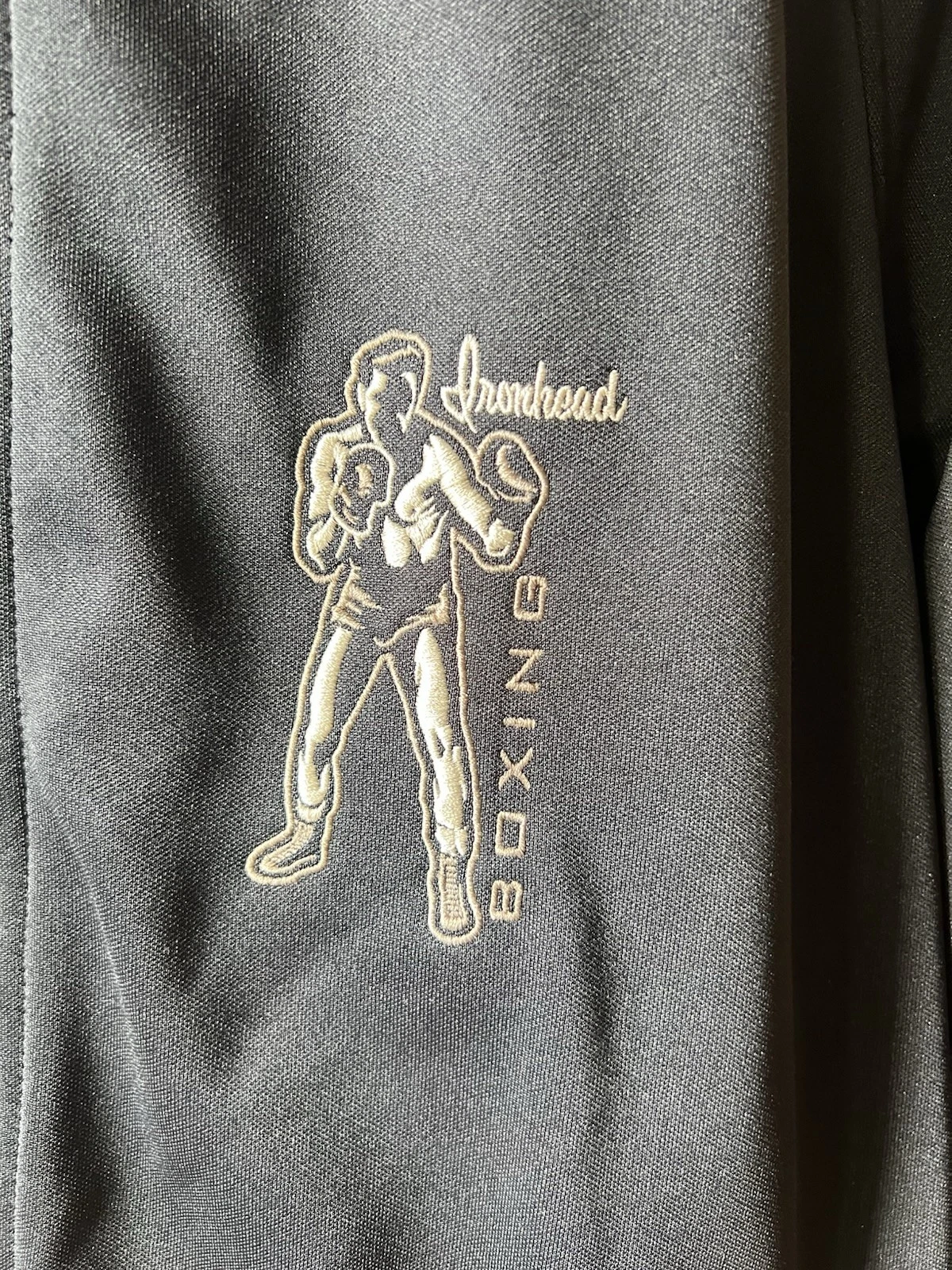 Authentic Vintage Ironhead Boxing Track Jacket - Size 2XL Black - photo 3