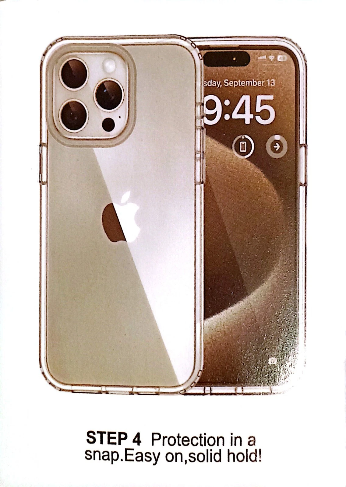 ORIbox Shockproof Case for iPhone 15 Pro Max - Blue - photo 4