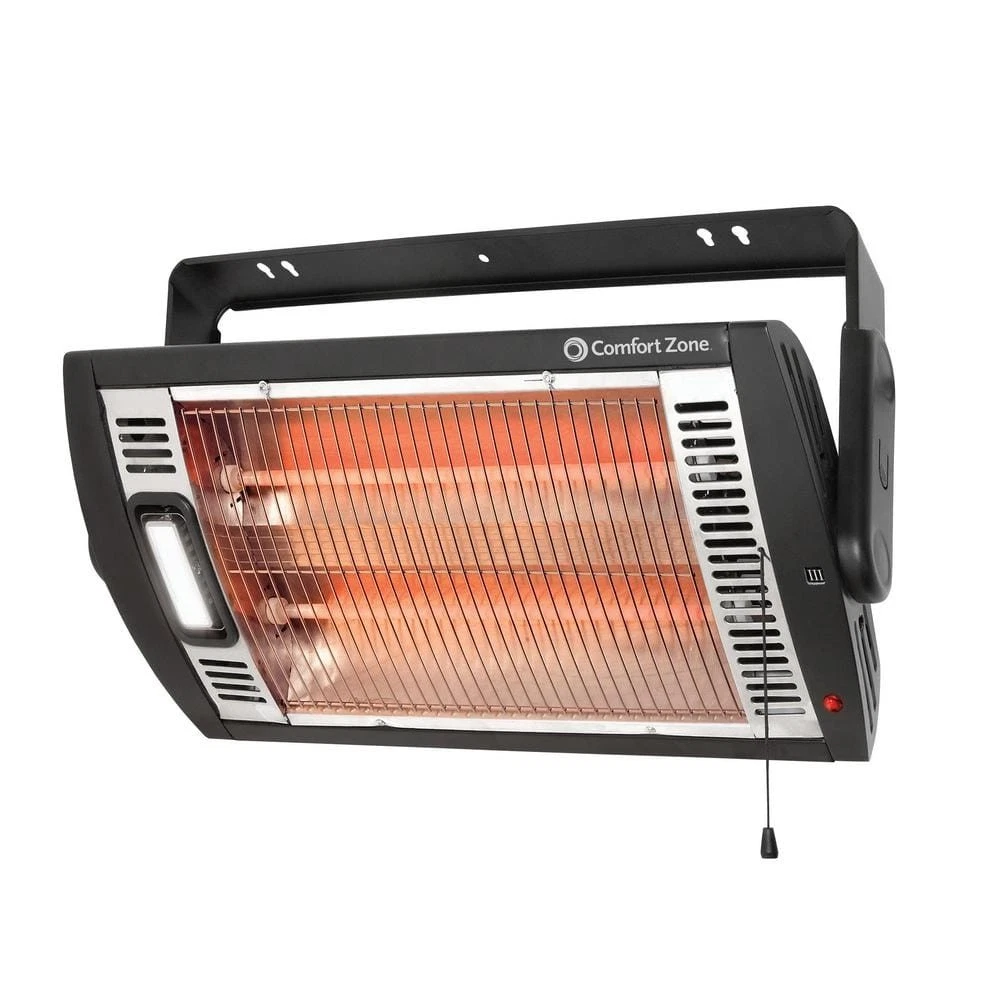Comfort Zone Ceiling Mounted Dual Quartz Radiant HEATER USED