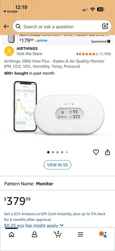 Airthings View Plus Smart Air Quality Monitor - photo 5