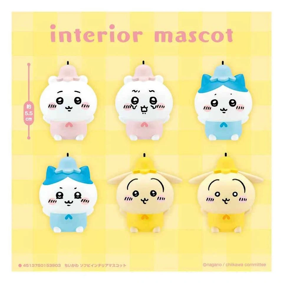 Chiikawa Soft Vinyl Interior Fairy Mascot Set of 3