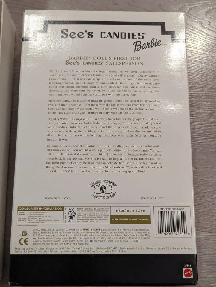 1999 See's Candies Barbie - photo 3