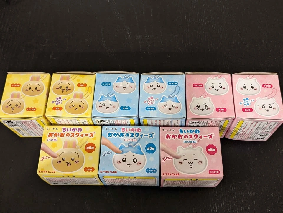 Chiikawa Face Squishy Keychain Blind Box - photo 2