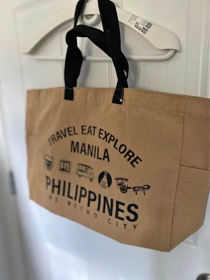 Large Filipino Souvenir Tote Bag
