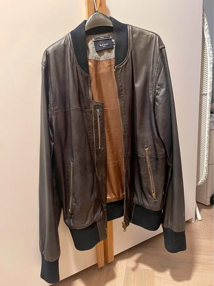 Paul Smith Leather Jacket - Size M