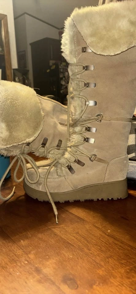 Y2K Aldo Suede Platform Boots - photo 2