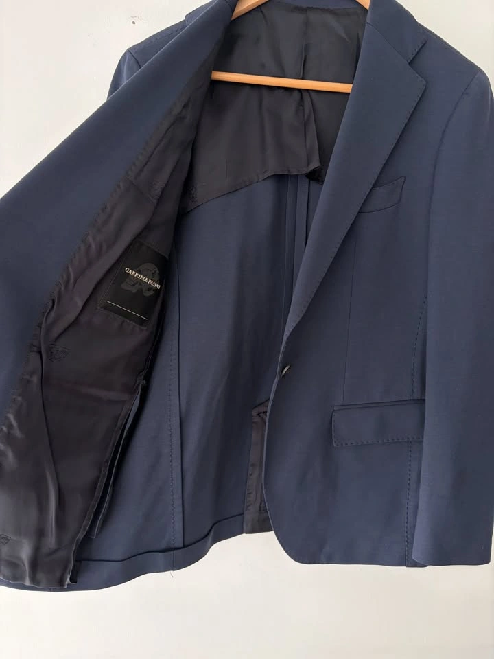 Gabriele Pasini Women’s Navy Blazer Size 10 - photo 5