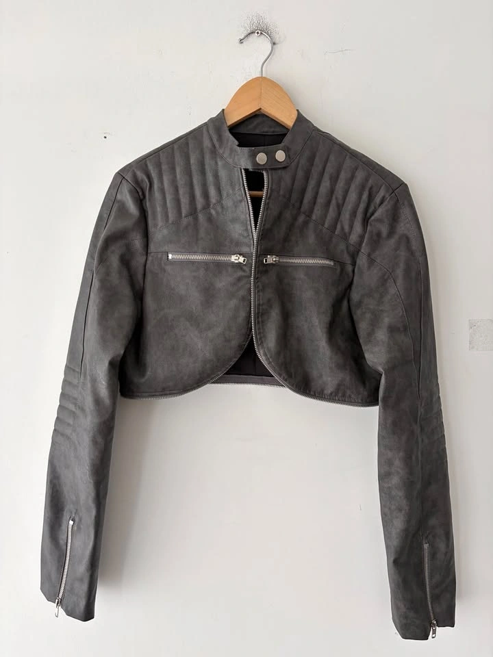 I.AM.GIA Kari Bolero Charcoal Jacket Size XL