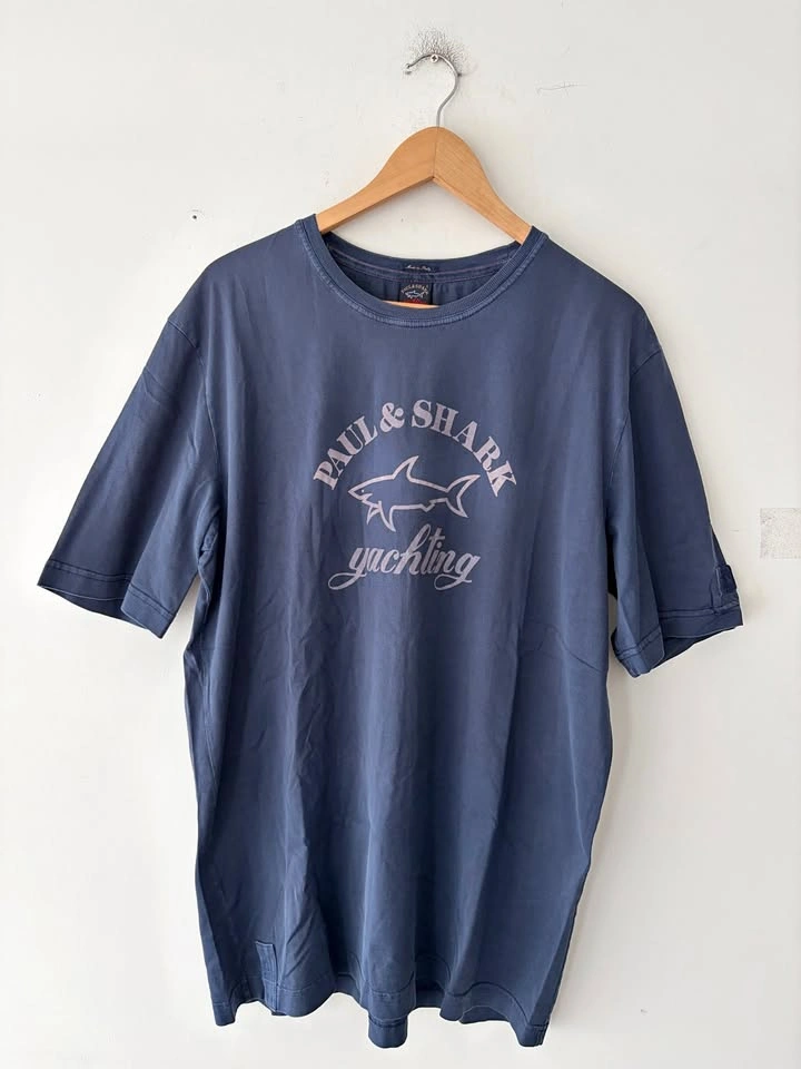 Paul & Shark Yachting Mens Logo Cotton T-Shirt Size L