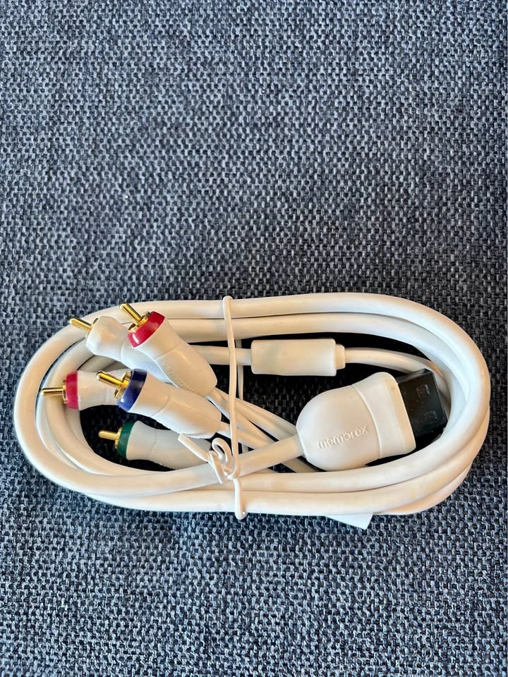 Wii Component Cables - Memorex Brand New