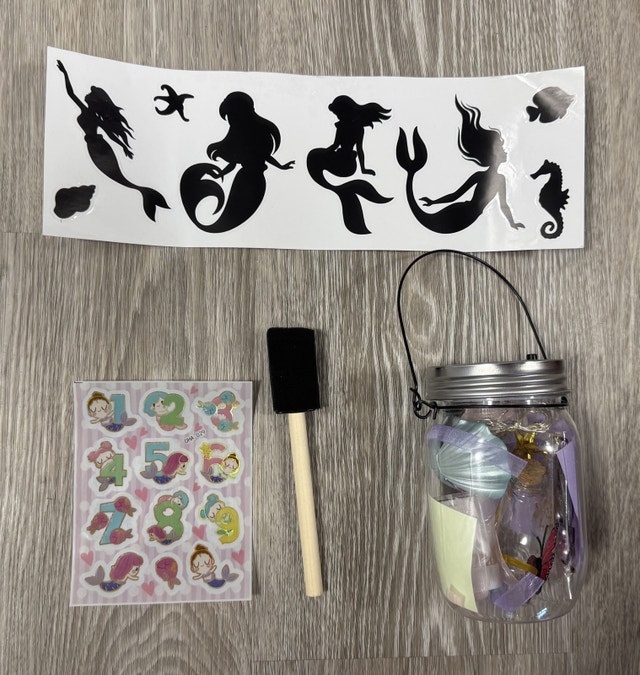 Make Your Own Mermaid Toy Night Light Lantern Jar - photo 2