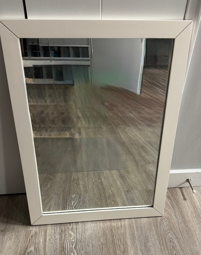 Rectangular Wood Framed Wall Bathroom Vanity Mirror - photo 3