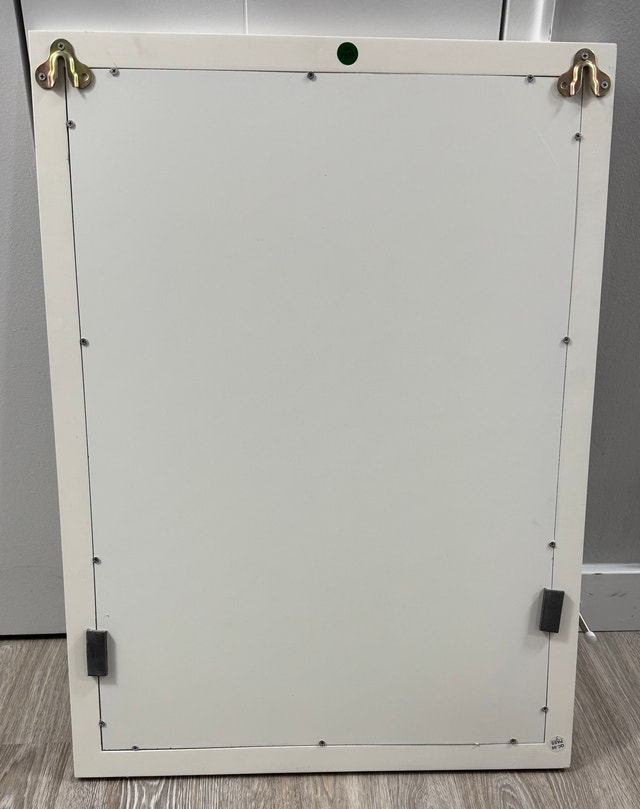 Rectangular Wood Framed Wall Bathroom Vanity Mirror - photo 4