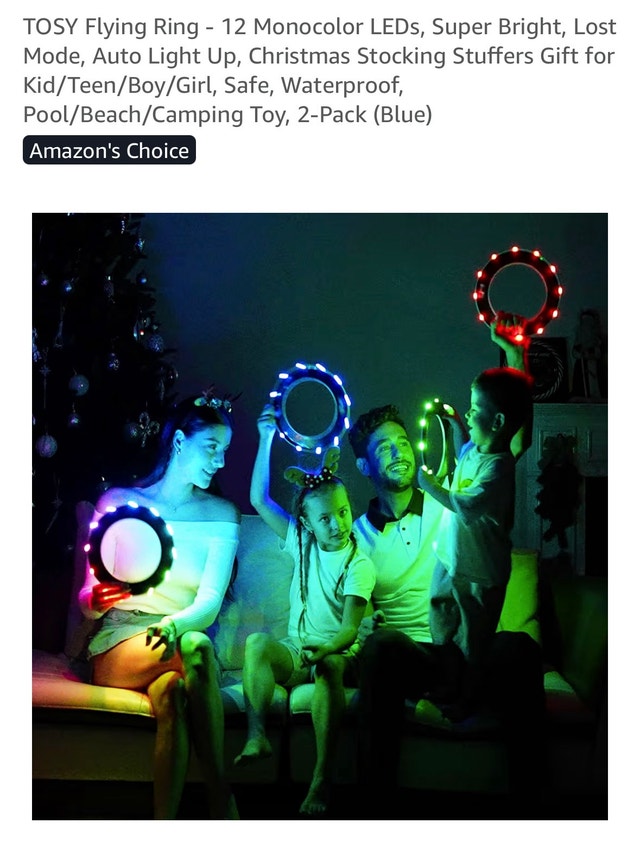 NEW - TOSY LED Flying Rings - Super Bright & Waterproof