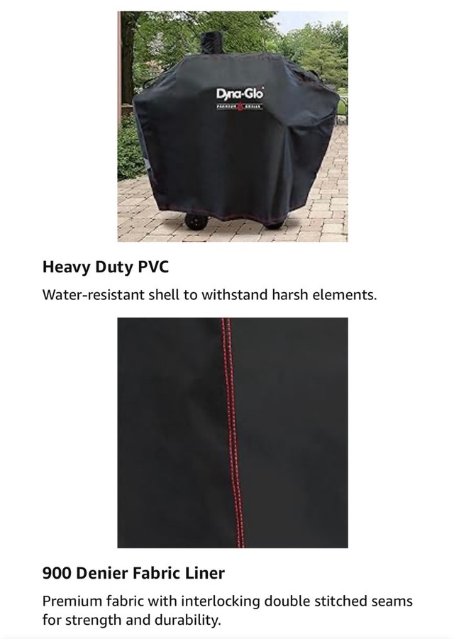 Dyna-Glo Premium BBQ Charcoal Grill Cover 381/405 Series - photo 5