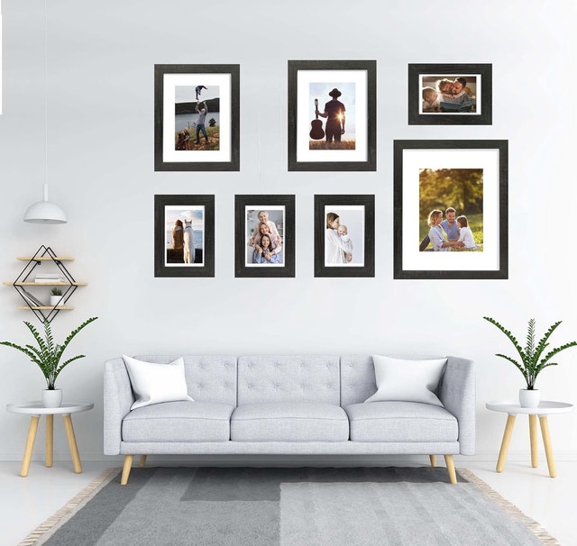 NEW - Black 8x10 Picture Frame w/ Mat (Set of 2) - photo 4