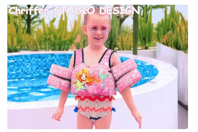 NEW - Chriffer Mermaid Swim Vest Floaties New