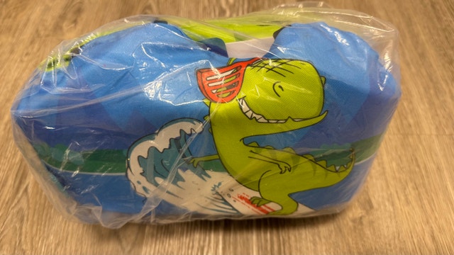 NEW - CHRIFFER Kids Swim Vest - Dinosaur 28-70 lbs
