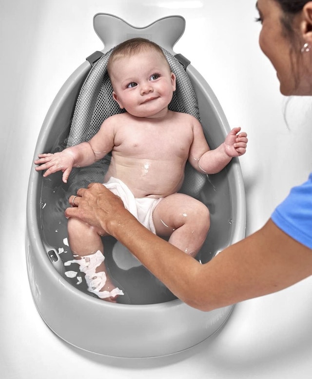 Skip Hop Baby Bath Tub, 3-Stage Smart Sling