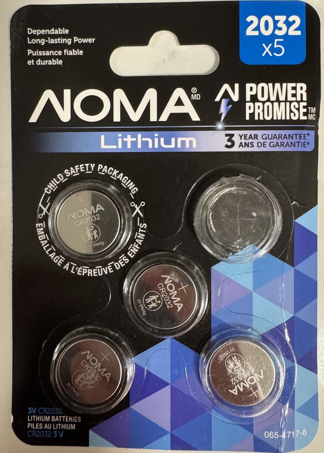 NOMA CR2032 3V, 4pcs