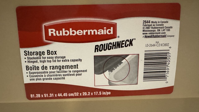 Rubbermaid Hinged Top Tote - photo 2