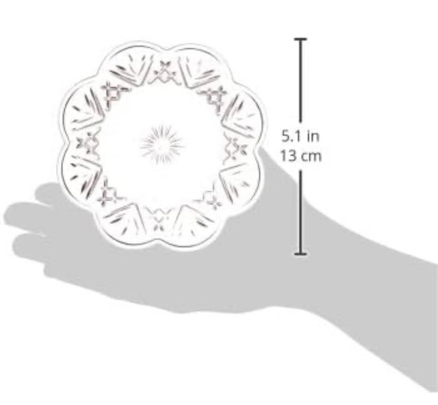 Godinger Lead Crystal Set of 4 Dublin Canape Plates - photo 4
