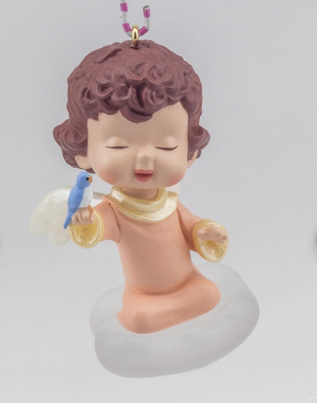 Vintage 1995 Mary's Angels Camellia ornament - photo 2
