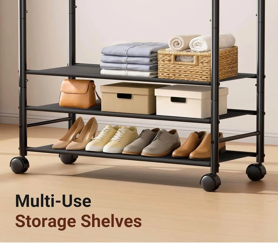 Double Rods Clothes Rack - photo 3