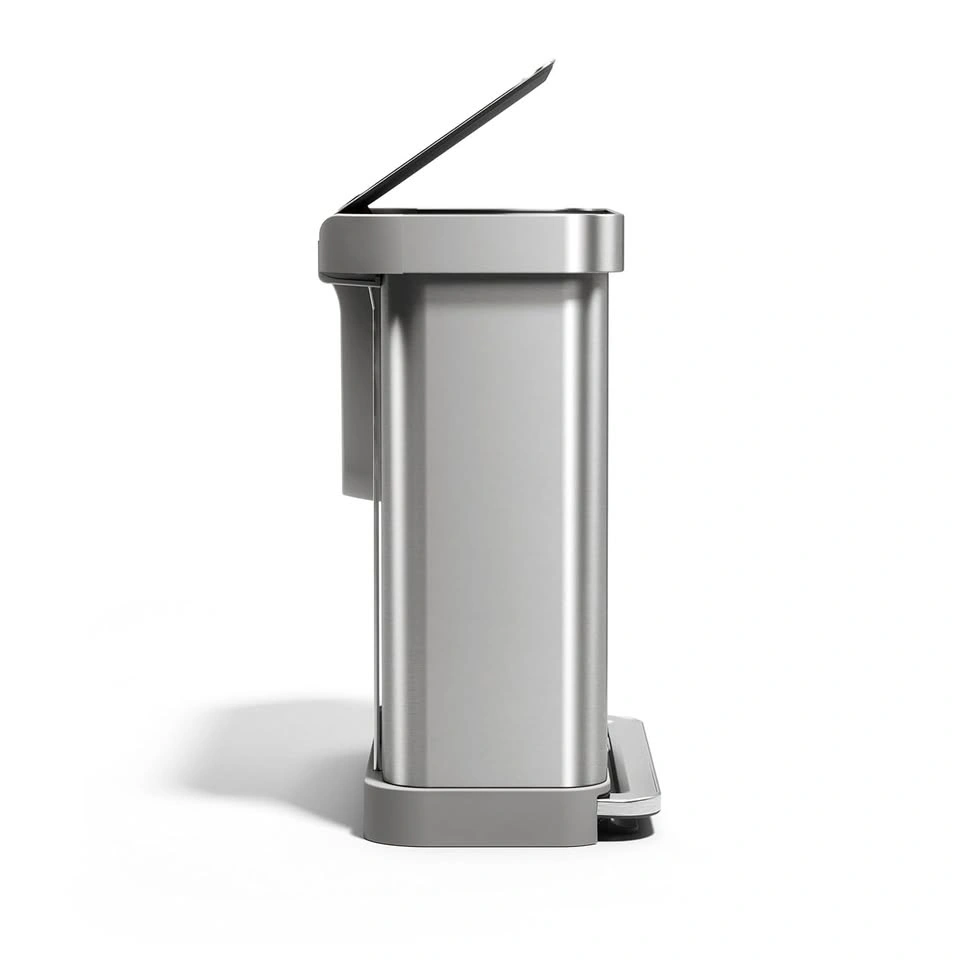 simplehuman 58L Dual Compartment Step Trash Can - photo 2