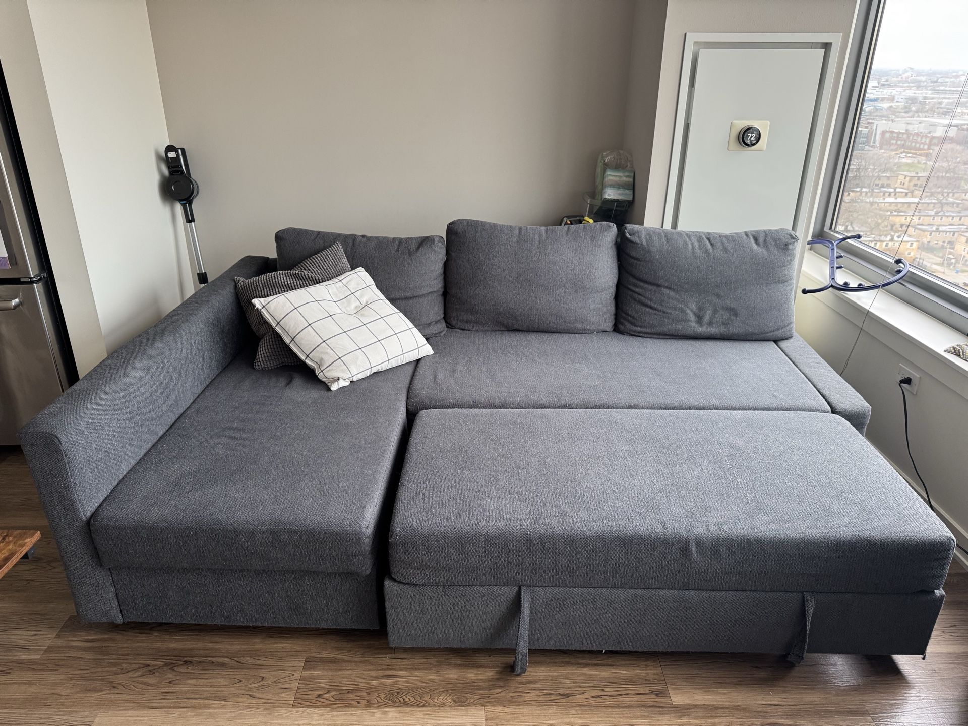 Navy IKEA Friheten Sleeper Sectional