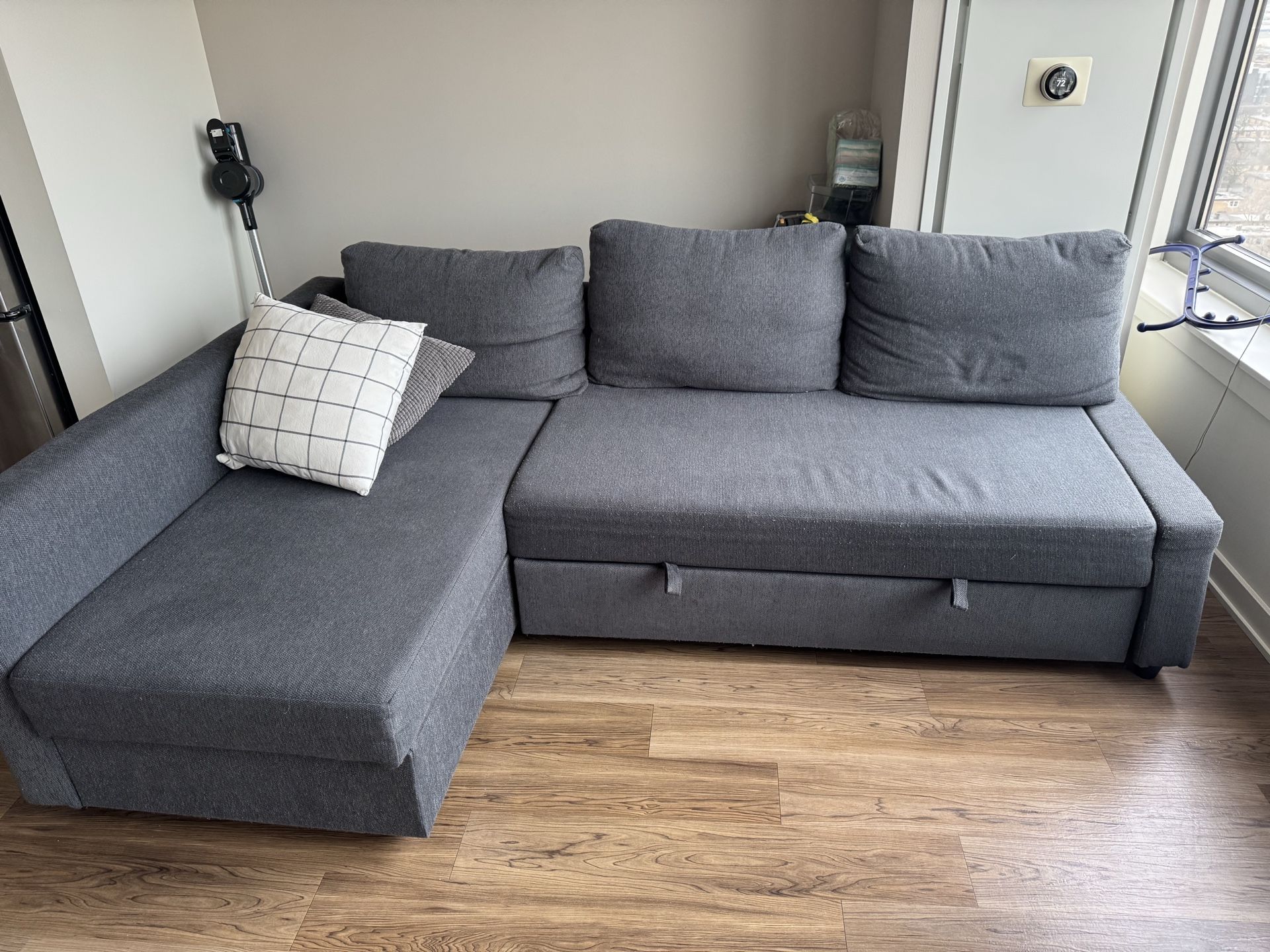 Navy IKEA Friheten Sleeper Sectional - photo 3