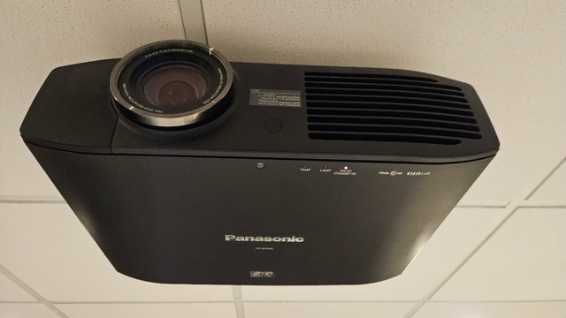 Panasonic PT-AE7000U Projector + 92" High Def Screen - photo 2