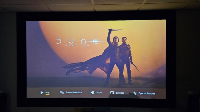 Panasonic PT-AE7000U Projector + 92" High Def Screen - photo 4