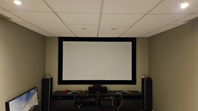Panasonic PT-AE7000U Projector + 92" High Def Screen - photo 5