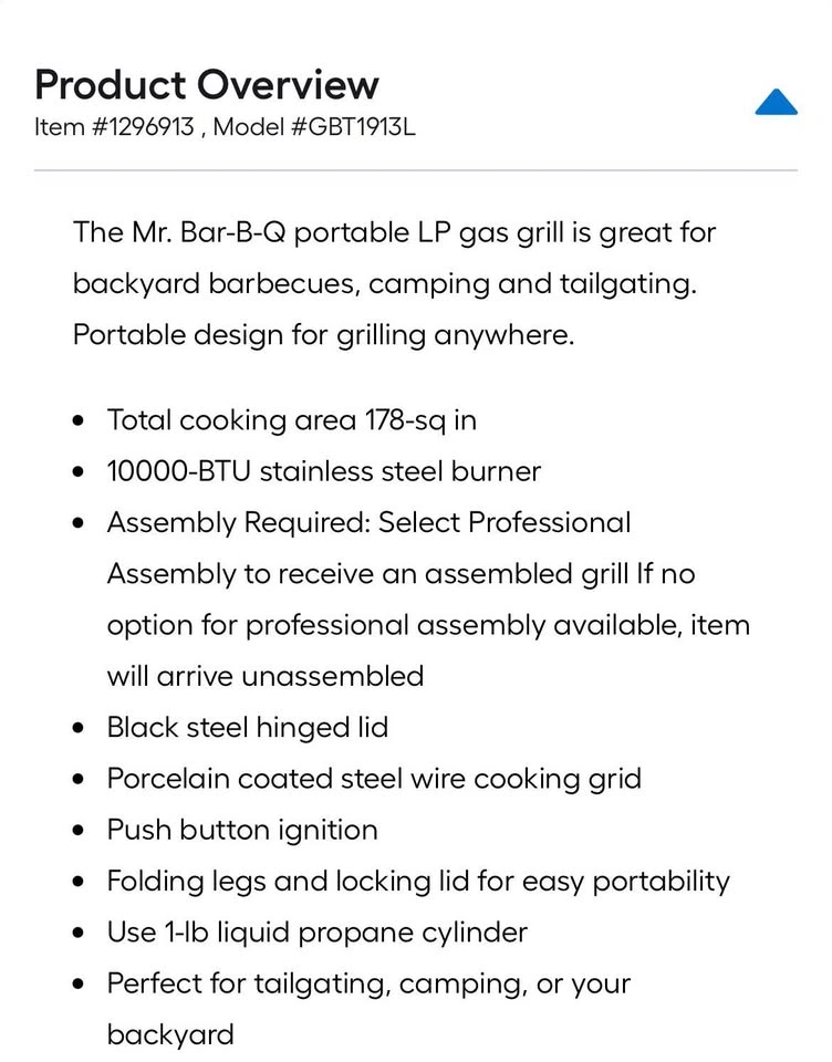 Portable LP-GAS Barbecue Grill - photo 5