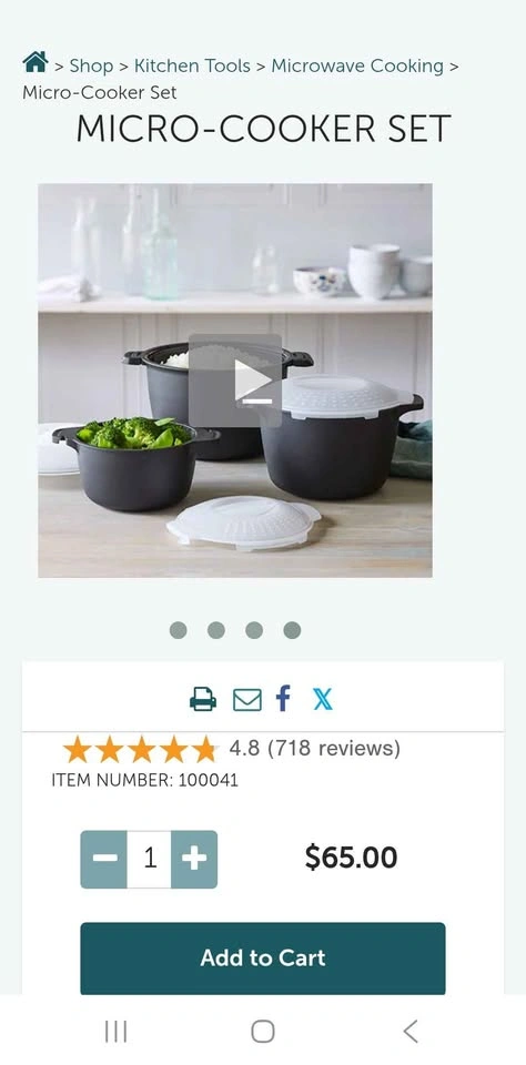 Pampered Chef Micro-cookers - photo 2