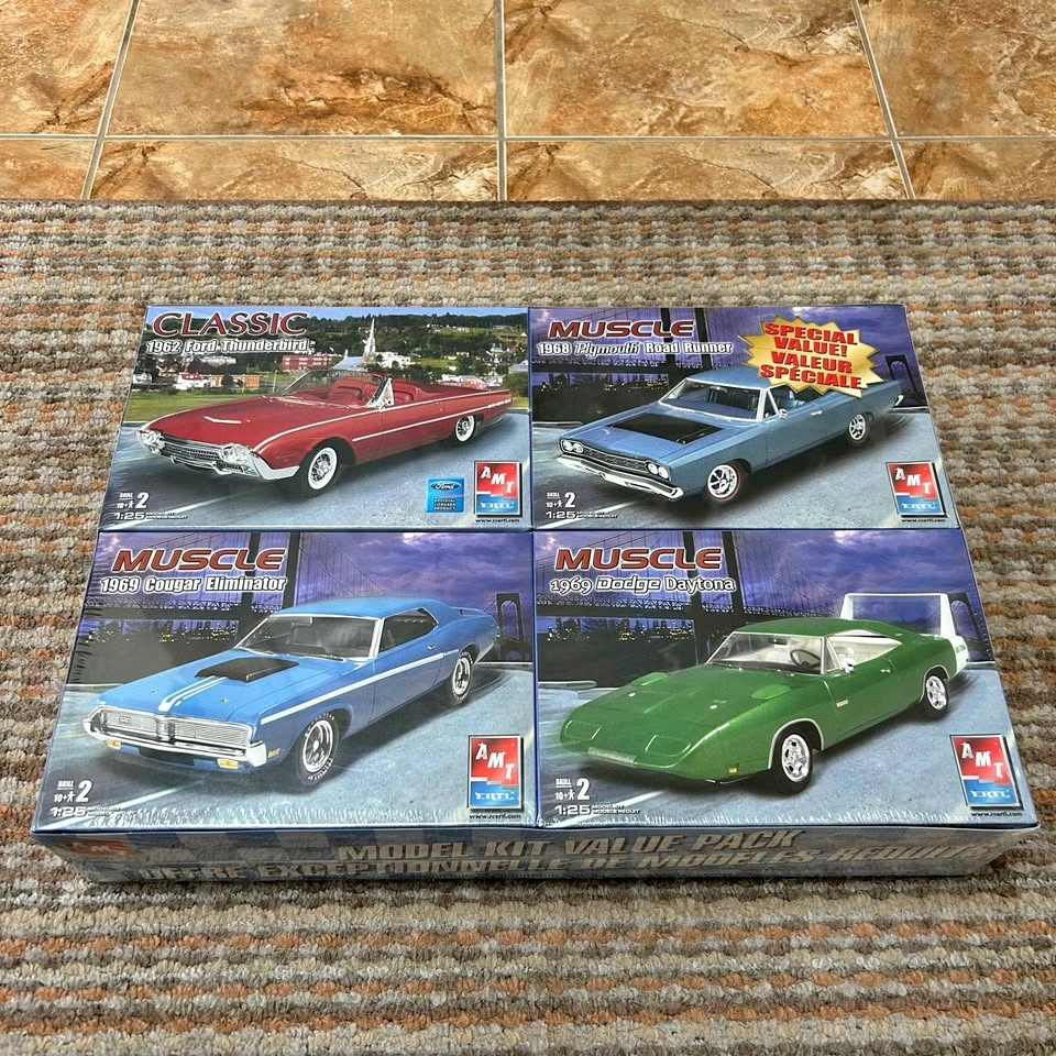 AMT Model Kit Value Pack (Four 1:25 Scale Muscle Cars)