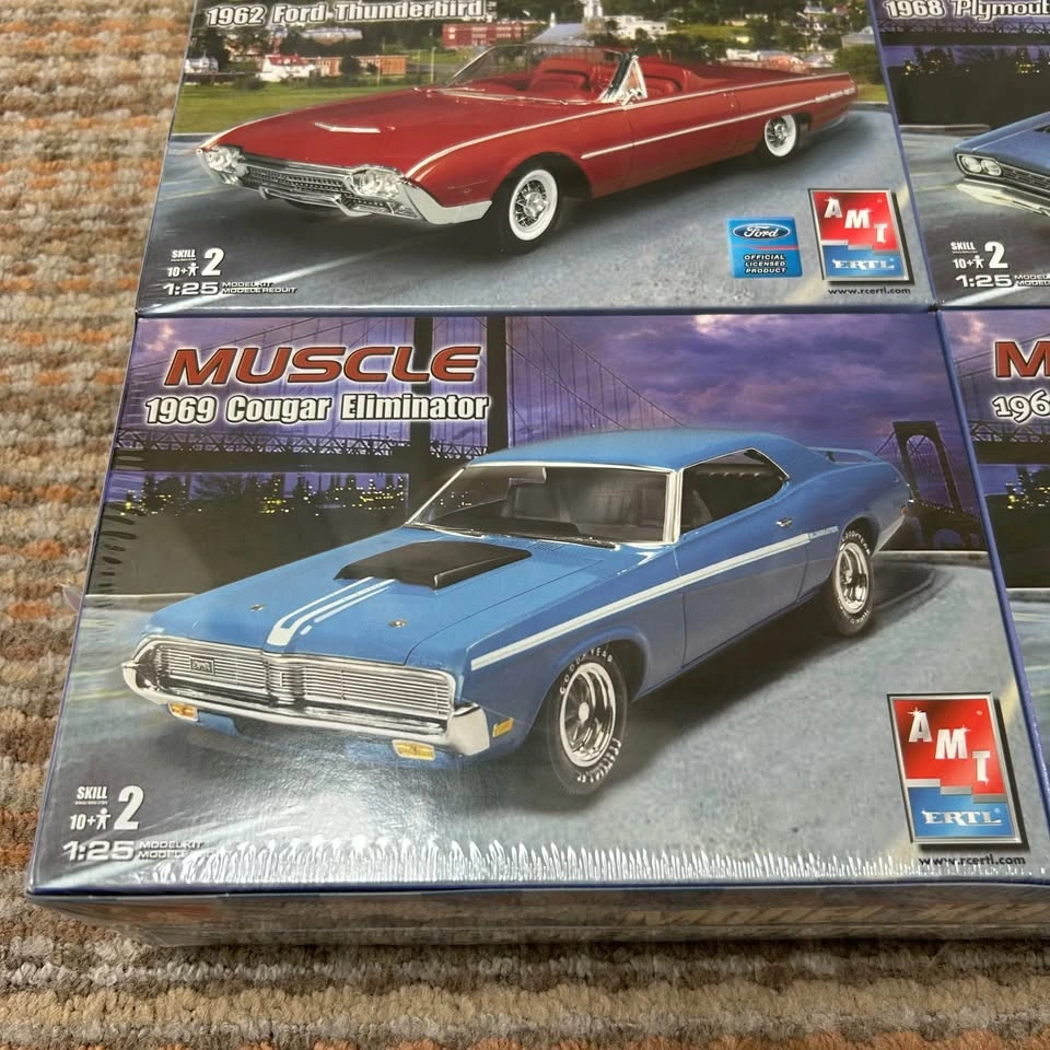 AMT Model Kit Value Pack (Four 1:25 Scale Muscle Cars) - photo 2