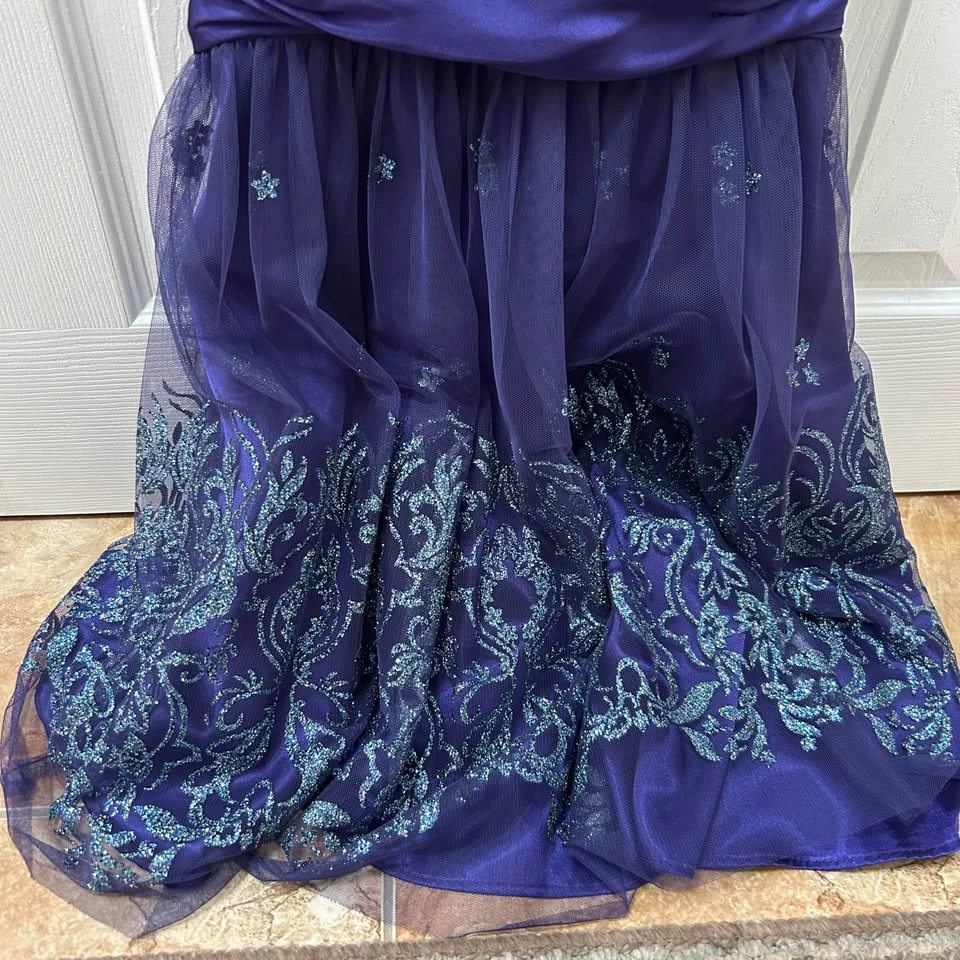 Girls Purple Dance Costume Dress (Size 4) - photo 2