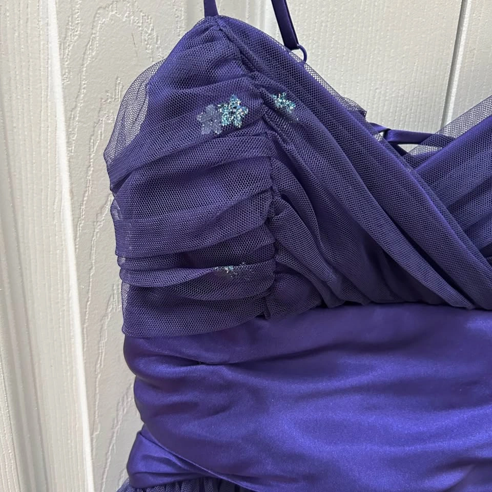 Girls Purple Dance Costume Dress (Size 4) - photo 4