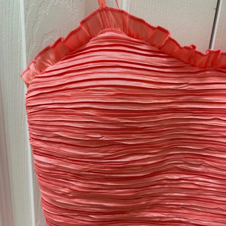 Women's Ruffled Pink Dress (Size 2) - photo 4
